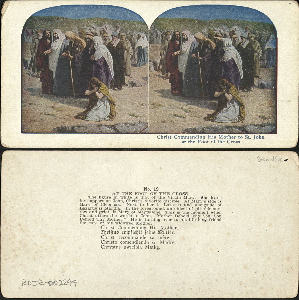 Christ Commending His Mother to St. John at the Foot of the Cross.